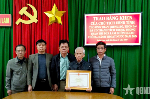 Cựu chiến binh hiến đất mở đường