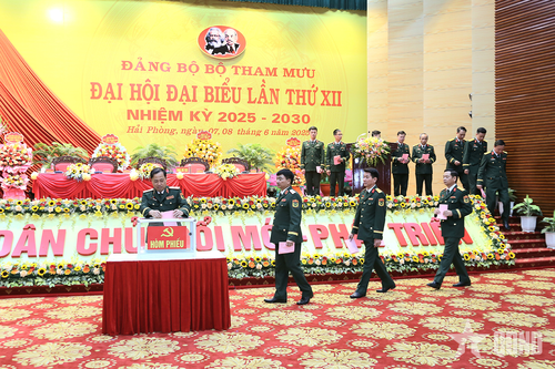Đại hội đại biểu Đảng bộ Bộ Tham mưu (Quân khu 3) lần thứ XII, nhiệm kỳ 2025-2030 thành công