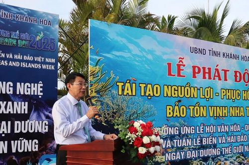 Khánh Hòa phát động tái tạo nguồn lợi biển - Hành động vì đại dương xanh