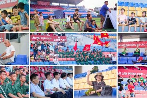 'Cháy' cùng bóng đá: Những cổ động viên đặc biệt tại Press Cup 2025