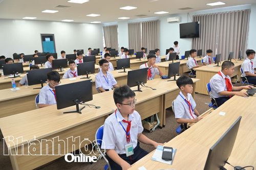 215 thí sinh tham gia Hội thi Tin học trẻ tỉnh Khánh Hòa lần thứ 30
