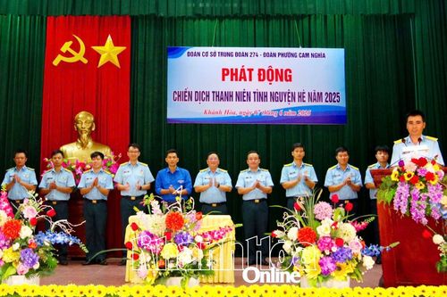 Tuổi trẻ Trung đoàn 274, Sư đoàn Phòng không 377 phát động Chiến dịch thanh niên tình nguyện Hè 2025