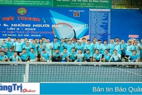 Giải Tennis Cam Lộ và những người bạn tại TP. Hồ Chí Minh huy động quỹ từ thiện gần 500 triệu đồng