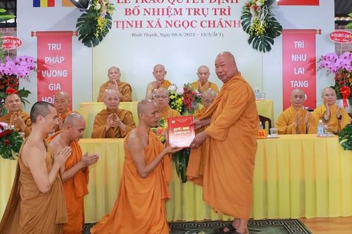 Tịnh xá Ngọc Chánh (Q.Bình Thạnh, TP.HCM) có tân trụ trì