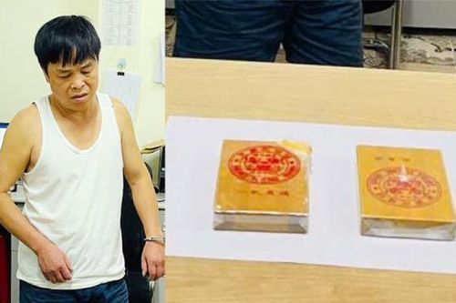 Bắt quả tang đối tượng vận chuyển trái phép 2 bánh heroin
