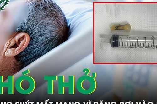 Cụ ông 81 tuổi suýt mất mạng vì chiếc răng rơi vào phổi