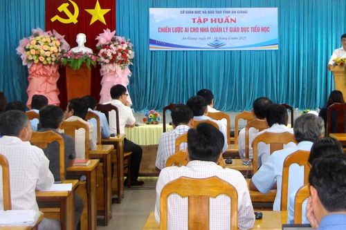 An Giang trang bị kiến thức chiến lược AI cho nhà quản lý giáo dục tiểu học