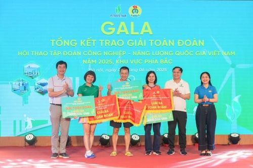 Đoàn PV Power đạt nhiều thành tích ấn tượng tại Hội thao Petrovietnam khu vực phía Bắc năm 2025