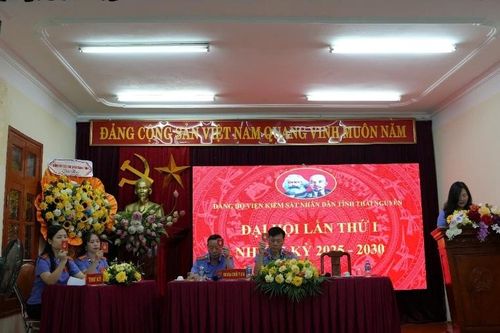Đại hội lần thứ I Đảng bộ VKSND tỉnh Thái Nguyên nhiệm kỳ 2025 - 2030