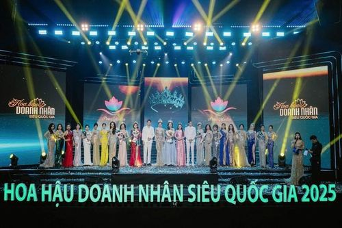 Đêm chung kết Hoa hậu Doanh nhân Siêu Quốc Gia 2025 thành công rực rỡ tại TP. Phan Thiết