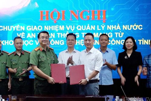 Chuyển giao nhiệm vụ quản lý nhà nước về an toàn thông tin mạng từ Sở Khoa học và Công nghệ sang Công an tỉnh Lào Cai