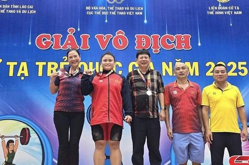 VĐV Sơn La giành 3 huy chương tại Giải vô địch cử tạ trẻ quốc gia