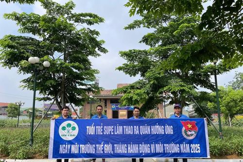 Tuổi trẻ Supe Lâm Thao ra quân hưởng ứng Ngày Môi trường Thế giới 2025