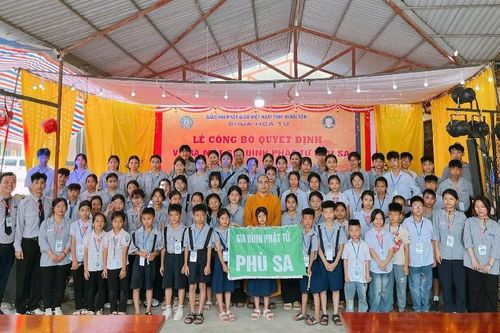 Hưng Yên: Công bố quyết định thành lập Gia đình Phật tử Phù Sa