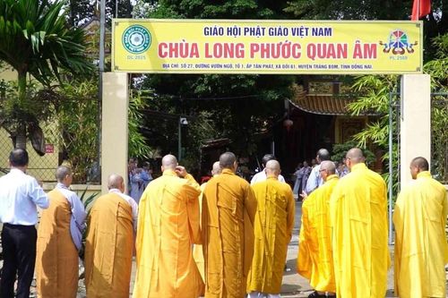 Đồng Nai: Lễ thượng bảng hiệu chùa Long Phước Quan Âm (H.Trảng Bom)
