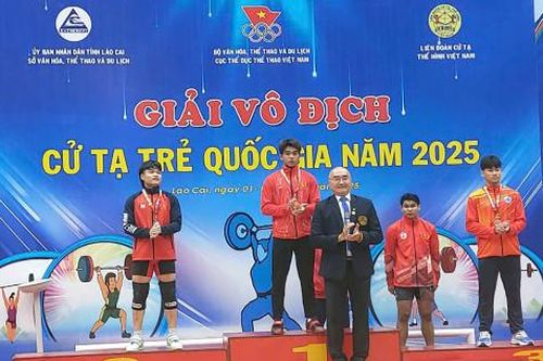 Giải Vô địch Cử tạ trẻ quốc gia năm 2025: Bạc Liêu đoạt 4 huy chương