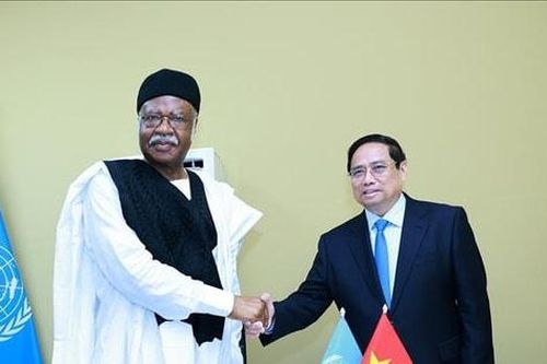 Thủ tướng Phạm Minh Chính gặp Chủ tịch Đại hội đồng Liên hợp quốc