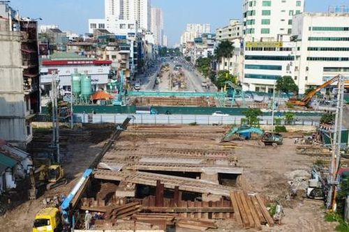 Hiện trạng hầm chui gần 800 tỷ đồng ở Hà Nội dự kiến thông xe trong năm 2025