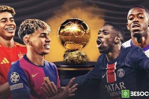 Top 10 ứng viên Quả bóng Vàng 2025: Dembele dẫn đầu, dàn sao Bồ Đào Nha bứt phá