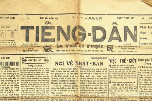 Huỳnh Thúc Kháng với báo Tiếng Dân