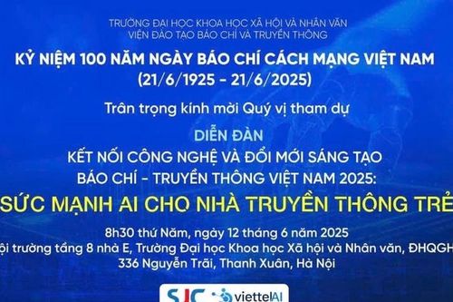 Diễn đàn kết nối và đổi mới sáng tạo báo chí - truyền thông