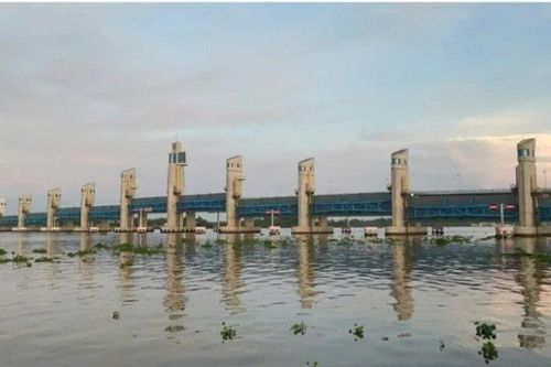 Viện Kỹ thuật biển kiểm tra chất lượng nước tại công trình thủy lợi Cái Lớn-Cái Bé