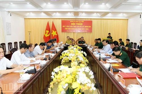 Hội thảo góp ý lịch sử lực lượng vũ trang nhân dân tỉnh Kiên Giang giai đoạn 1975-2025