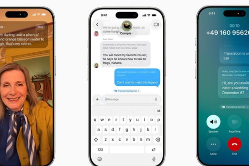 Apple cho dịch trực tiếp khi nhắn tin, gọi điện nhưng chưa hỗ trợ tiếng Việt
