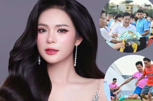 Hoa Hậu Nhân Ái - Hoa hậu doanh nhân Việt Nam 2025 làm MC Press Cup 2025