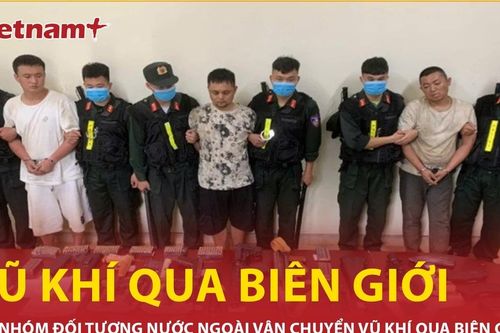 Cao Bằng bắt 3 người Trung Quốc vận chuyển vũ khí qua biên giới