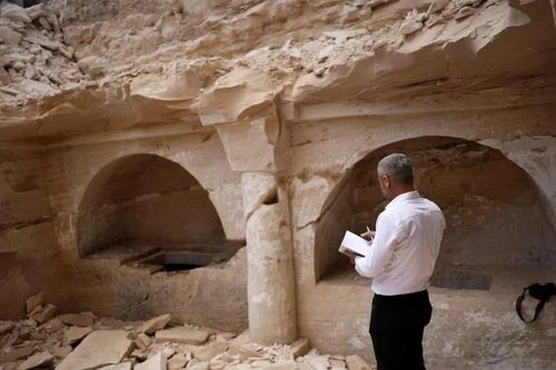 Phát hiện quần thể mộ cổ dưới lòng đất có niên đại hơn 1.500 năm tại Syria