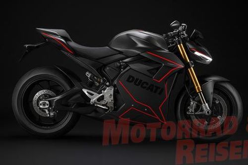 Xe máy điện Ducati hé lộ hình ảnh đầu tiên