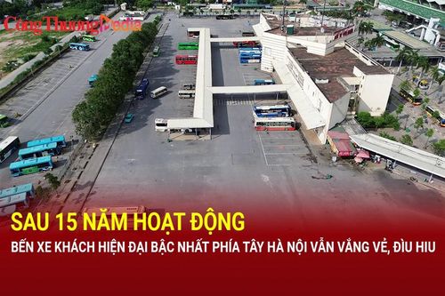Sau 15 năm hoạt động, bến xe khách hiện đại bậc nhất Hà Nội vẫn vắng vẻ, đìu hiu