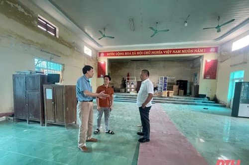 Đảm bảo cơ sở vật chất sau sắp xếp đơn vị hành chính ở xã Triệu Lộc