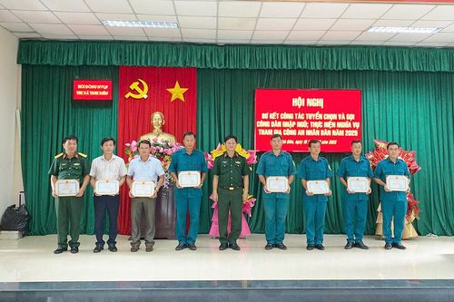 TX. Tịnh Biên sơ kết công tác tuyển chọn, gọi công dân nhập ngũ