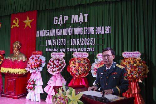 Trung đoàn 591, Sư đoàn Phòng không 377 gặp mặt kỷ niệm 55 năm Ngày truyền thống