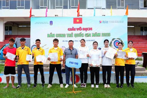 Phú Thọ giành 11 Huy chương tại Giải Vô địch Bắn cung trẻ Quốc gia năm 2025