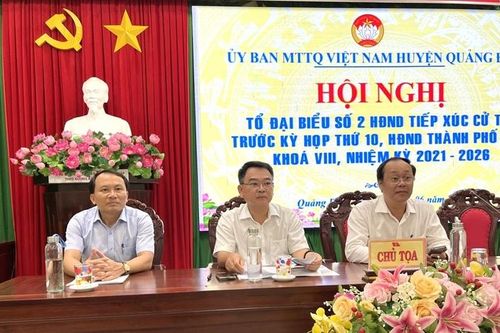 Cử tri Quảng Điền mong muốn đẩy nhanh tiến độ thực hiện hệ thống tiêu thoát lũ