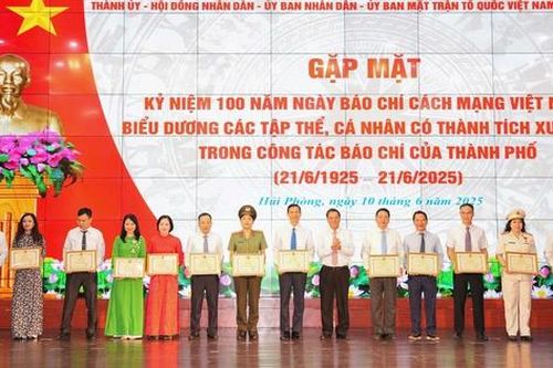 Hải Phòng gặp mặt nhà báo nhân 100 năm Ngày Báo chí Cách mạng Việt Nam