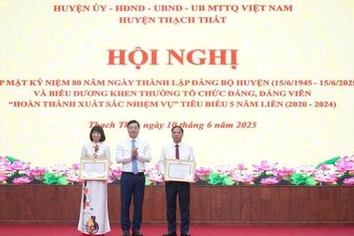 Thạch Thất kỷ niệm 80 năm Ngày thành lập Đảng bộ huyện