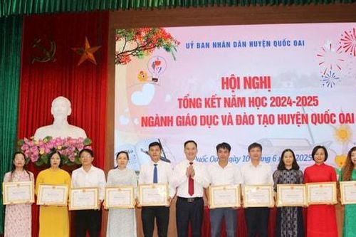 Quốc Oai có 92,2% số trường công lập đạt chuẩn quốc gia