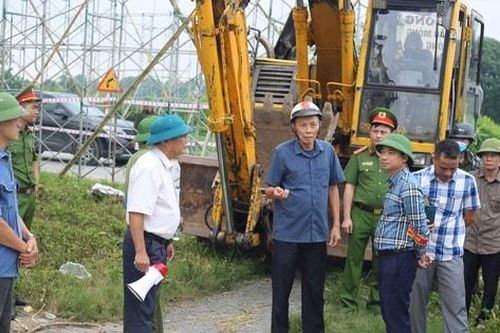 Phú Xuyên tổ chức cưỡng chế, bảo vệ thi công dự án đường dây 500/220kV Nho Quan - Phủ Lý - Thường Tín
