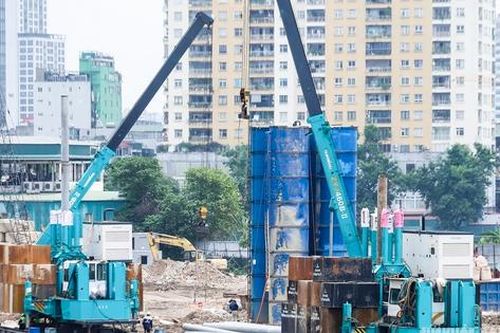 Đại công trường trên 'đất vàng' Giảng Võ bước vào thi công