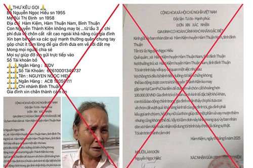 Lại thêm thủ đoạn kêu gọi từ thiện của những kẻ lừa đảo