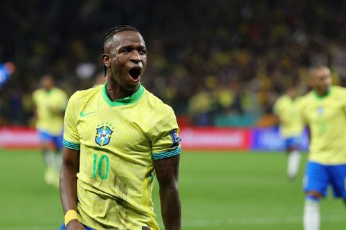 Vinicius giúp HLV Ancelotti có chiến thắng đầu tay với ĐT Brazil
