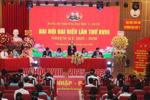 Đại hội Đại biểu Đảng bộ Trường ĐH Y - Dược lần thứ XVIII nhiệm kỳ 2025–2030