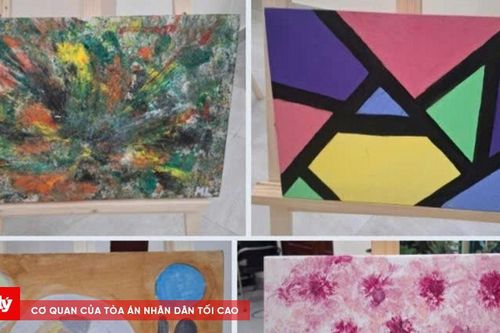 Cô bé lai tây vẽ tranh gây quỹ giúp nữ sinh nghèo