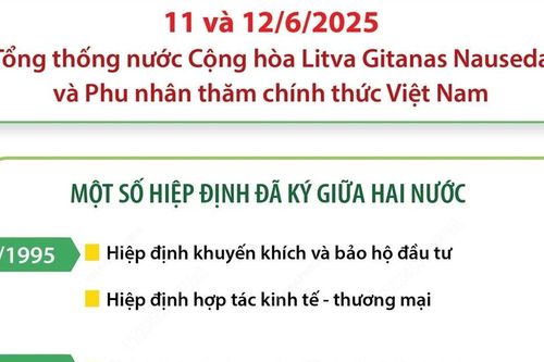 Mối quan hệ hữu nghị truyền thống Việt Nam-Litva