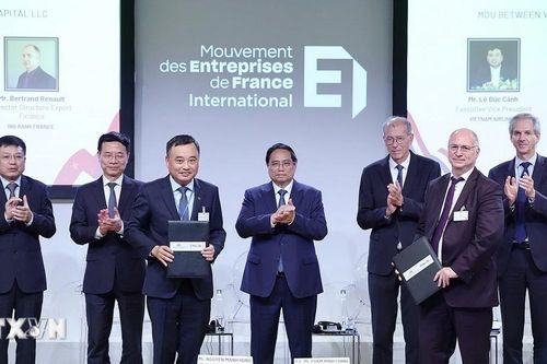 Toàn cảnh Diễn đàn doanh nghiệp Việt Nam-Pháp tại thủ đô Paris