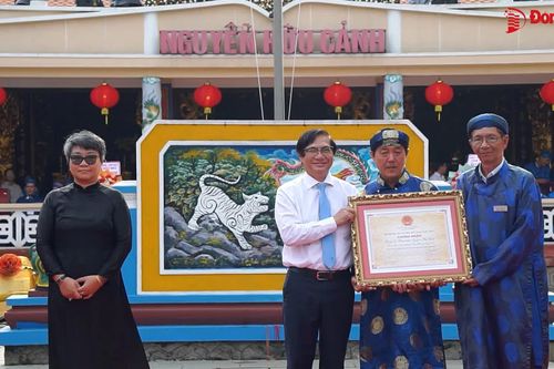 Lễ giỗ Lễ Thành Hầu Nguyễn Hữu Cảnh được công nhận Di sản văn hóa phi vật thể quốc gia